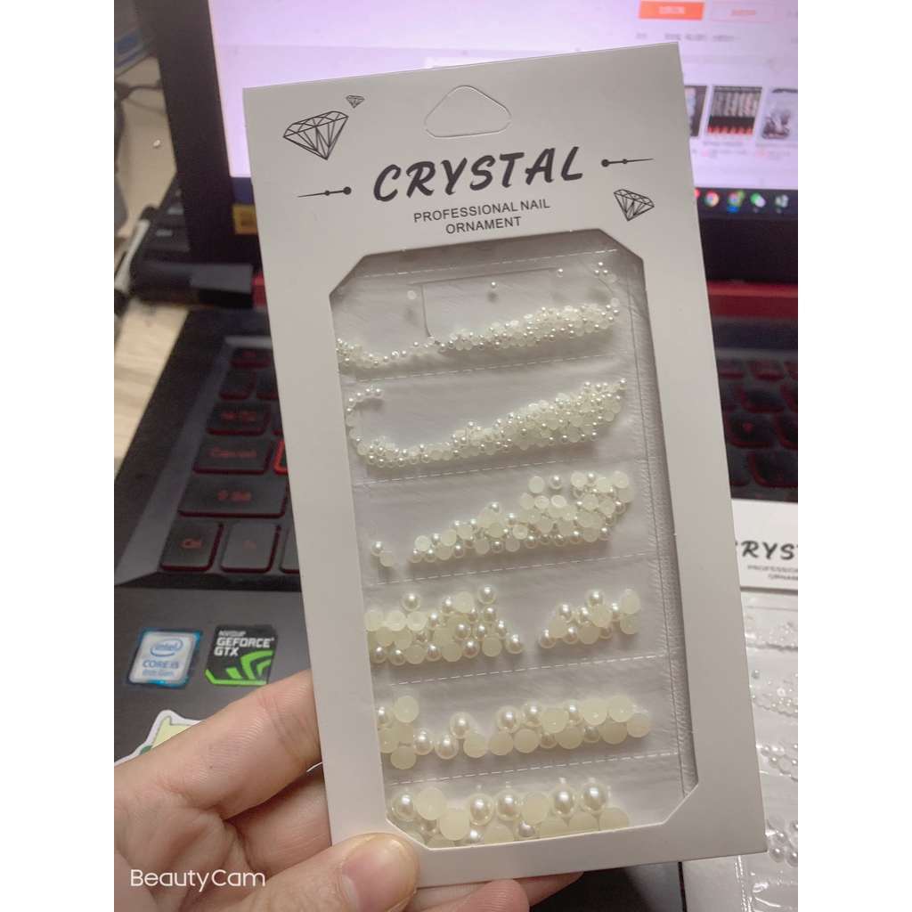 charm nửa trang trí nail