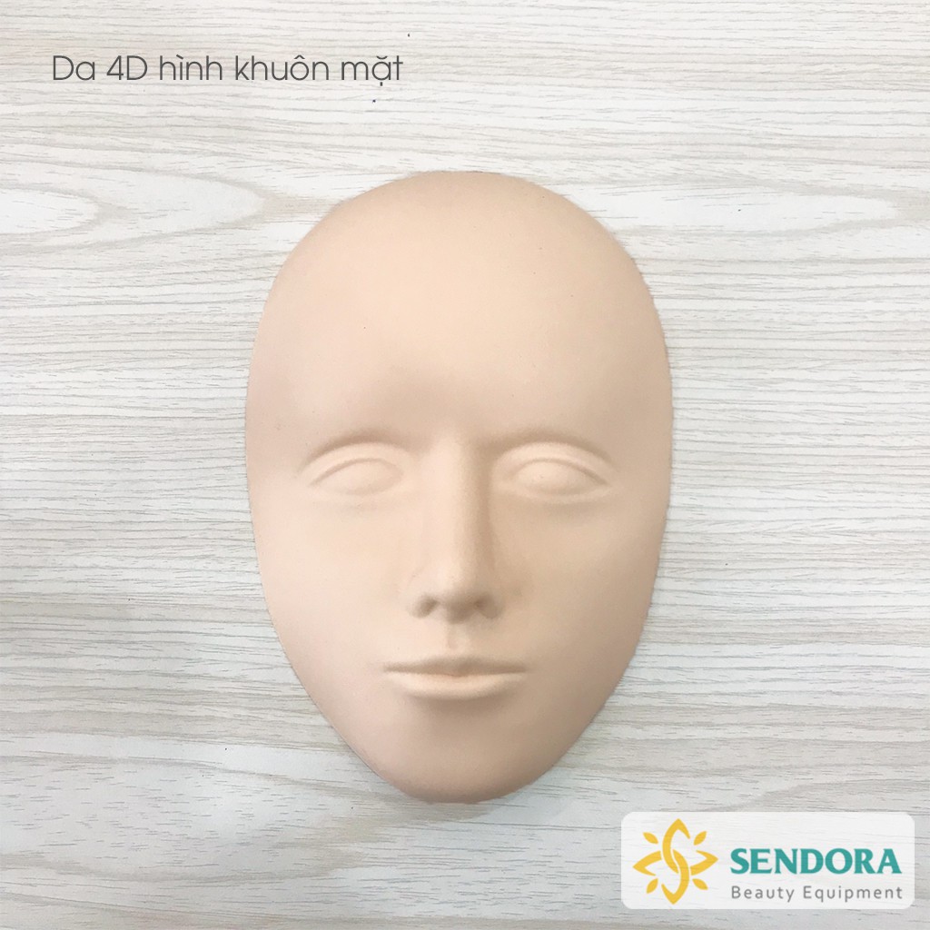 Da giả 3D - 4D tập phun xăm hình khuôn mặt, mày, môi, mí