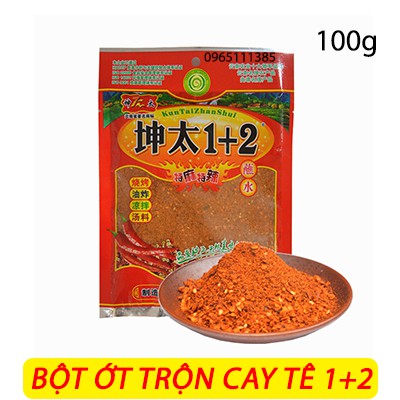 Bột Ớt Trộn Cay Tê 100g Tẩm ướp nướng, rắc đồ ăn, pha đồ chấm