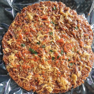 Cơm cháy GẠO LỨT chà bông - Đồ ăn vặt - ăn kiêng - ăn là nghiền - combo 5 gói hút chân không 100g