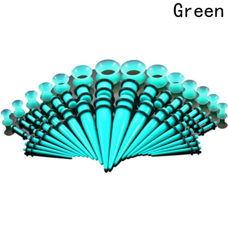 Bộ 50 dụng cụ nong tai chất liệu acrylic tiện lợi