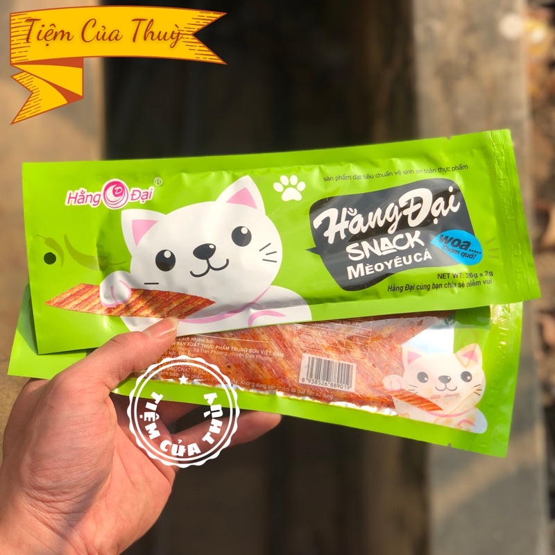 5 Gói Snack Mèo Yêu Xé Cay Hằng Đại, Bim Bim Cay, đồ ăn vặt tuổi thơ