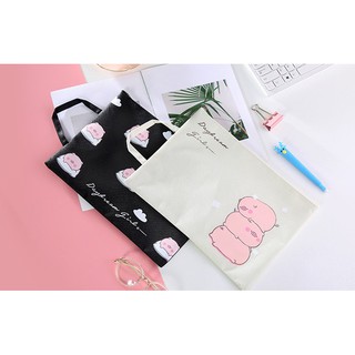 Túi đựng hồ sơ hình HEO XINH (Khổ A4)
