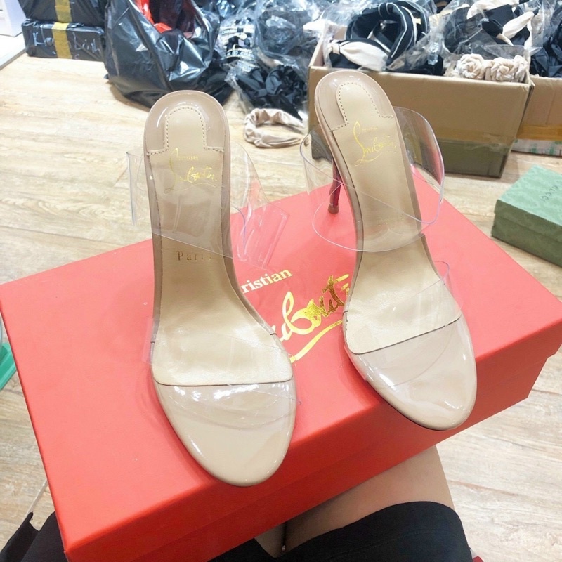 Sandal cao gót quai trong FULLBOX đẹp xuất sắc