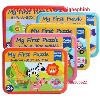 Ghép hình My First Puzzle 5 chủ đề - ảnh chụp thật