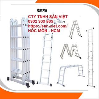 Thang nhôm gấp chữ a2.79m i5.82m sumika skm 205 - skm 205 - lhệ gian hàng để nhận km ạ