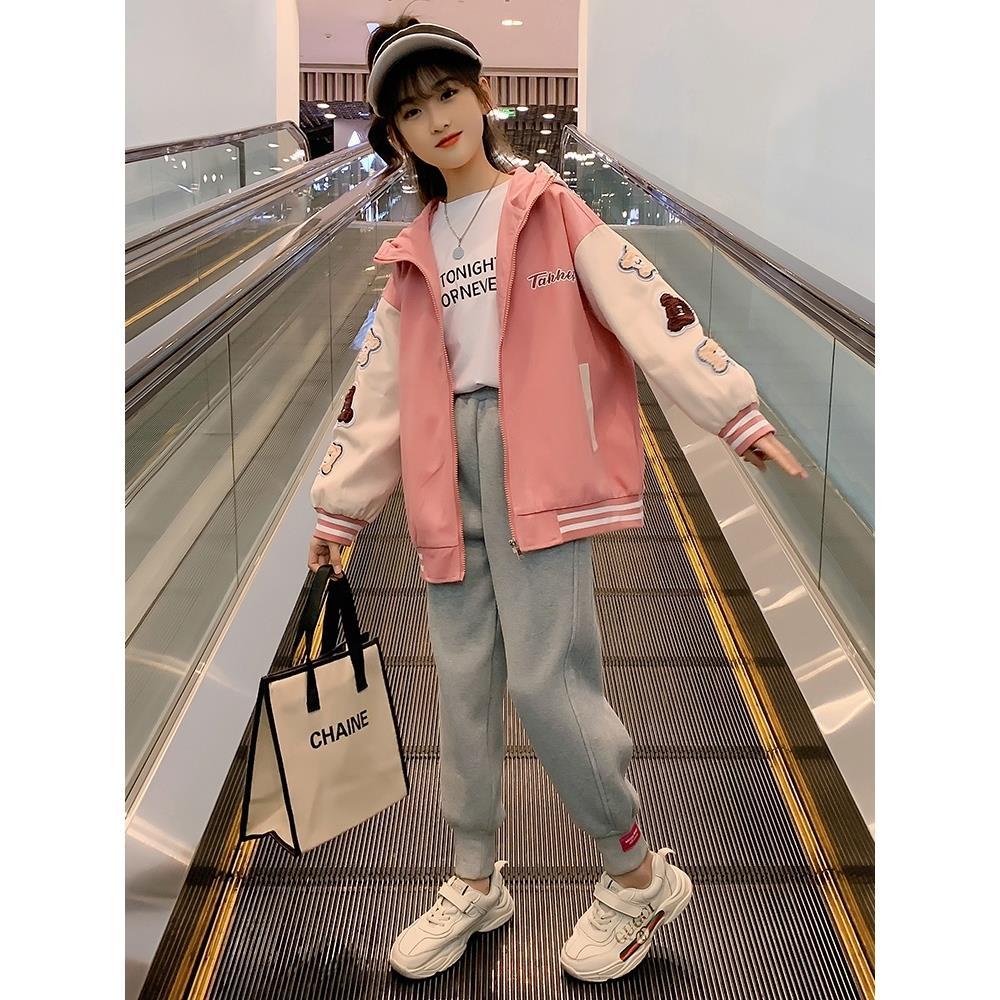 Hàng Có Sẵn Áo Khoác Bóng Chày Mùa Xuân Thu Phong Cách Phương Tây Mới Dành Cho Bé Gái 2022