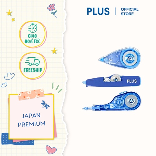 Combo 3 bút xóa dạng kéo PLUS Japan Premium