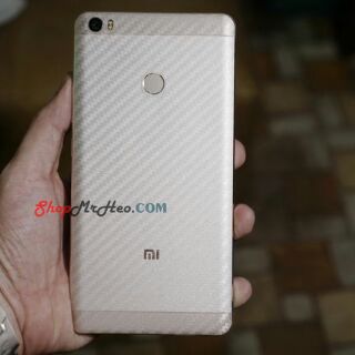 Bộ 3 Miếng Dán Mặt Lưng 3D Carbon Mi Max / Mi Max 2