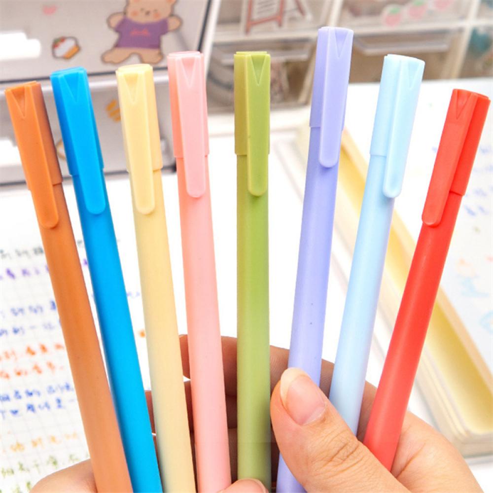 Set 5 Bút Morandi Macron 0.5mm DIY Nhiều Màu Sắc Cổ Điển Dành Cho Học Sinh N1V6