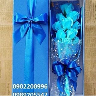 Hoa hồng sáp thơm 11 bông