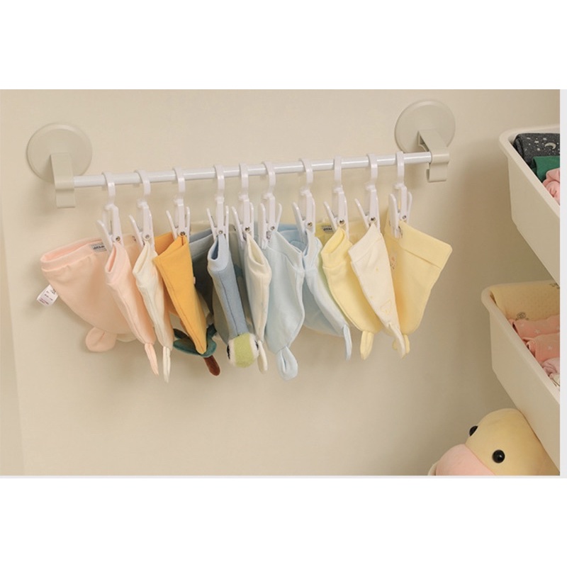 Móc treo quần áo trẻ em dính tường đa năng tiện dụng móc treo đồ dán tường