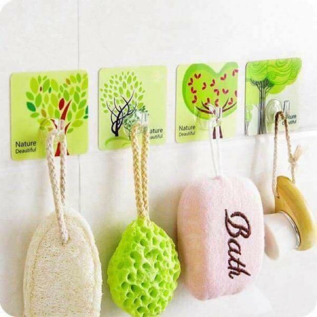 Combo móc dán tường 3d siêu chắc
