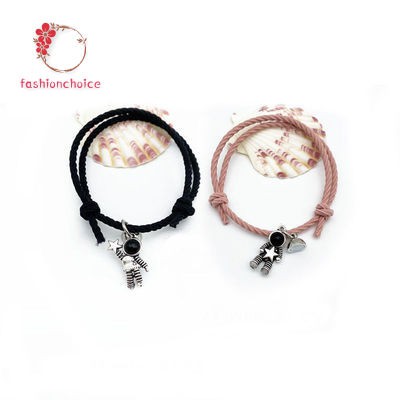 Set 2 vòng tay nam châm mặt hình phi hành gia phong cách cổ điển Hàn Quốc cho cặp đôi (có bán lẻ) | BigBuy360 - bigbuy360.vn