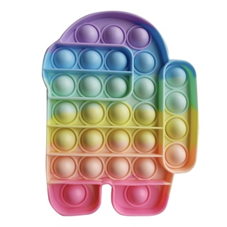 Astronaut Silicone Decompression Toy Push Bubble Fidget Sensory Toy Thinking Training Tools for Adult Children