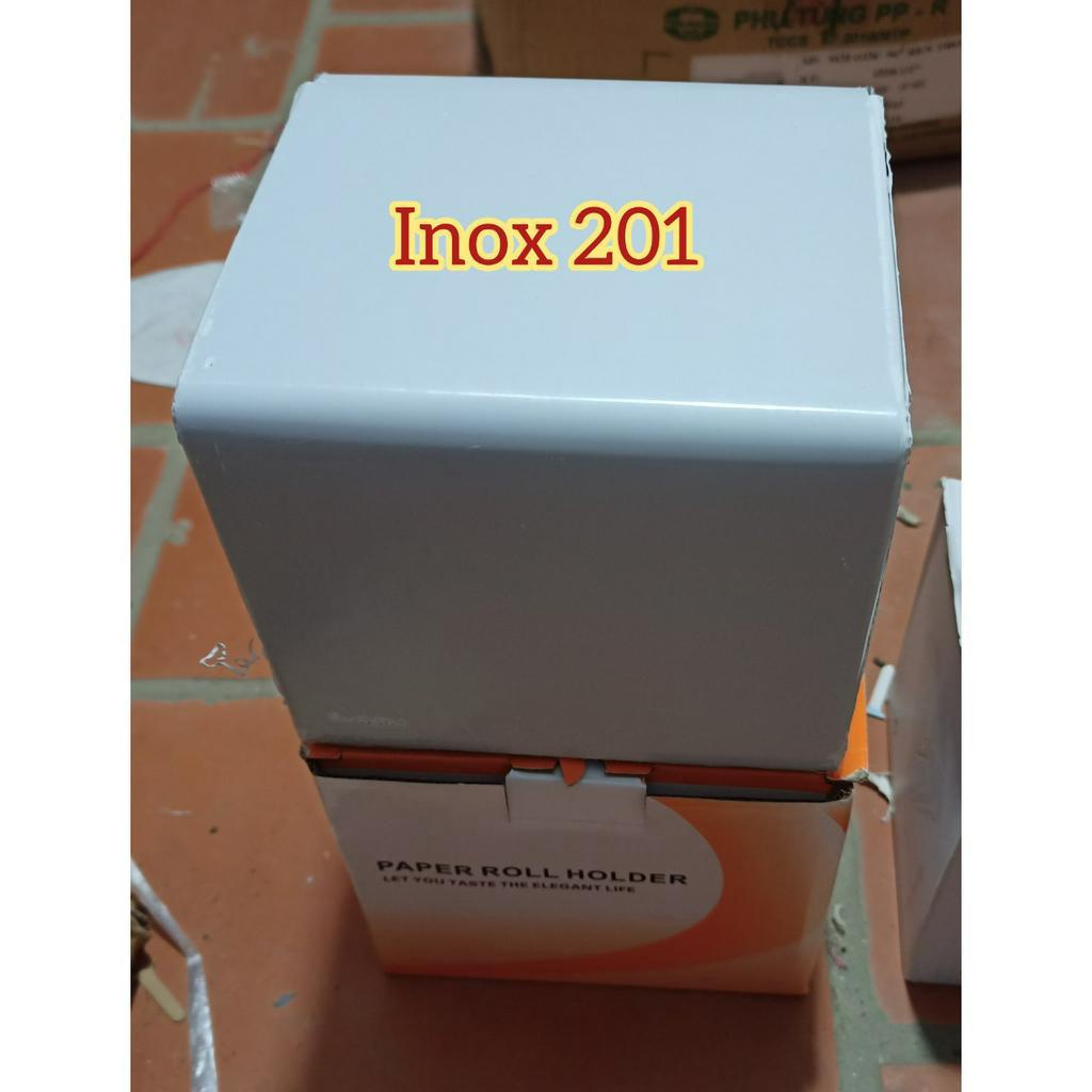 Hộp giấy vệ sinh vuông kín bằng inox ( lô giấy vuông )