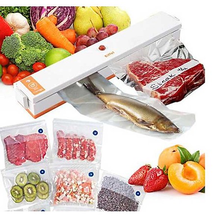 Máy hút chân không, hàn miệng túi gia đình - nhỏ gọn tiện lợi, tặng kèm túi nilon
