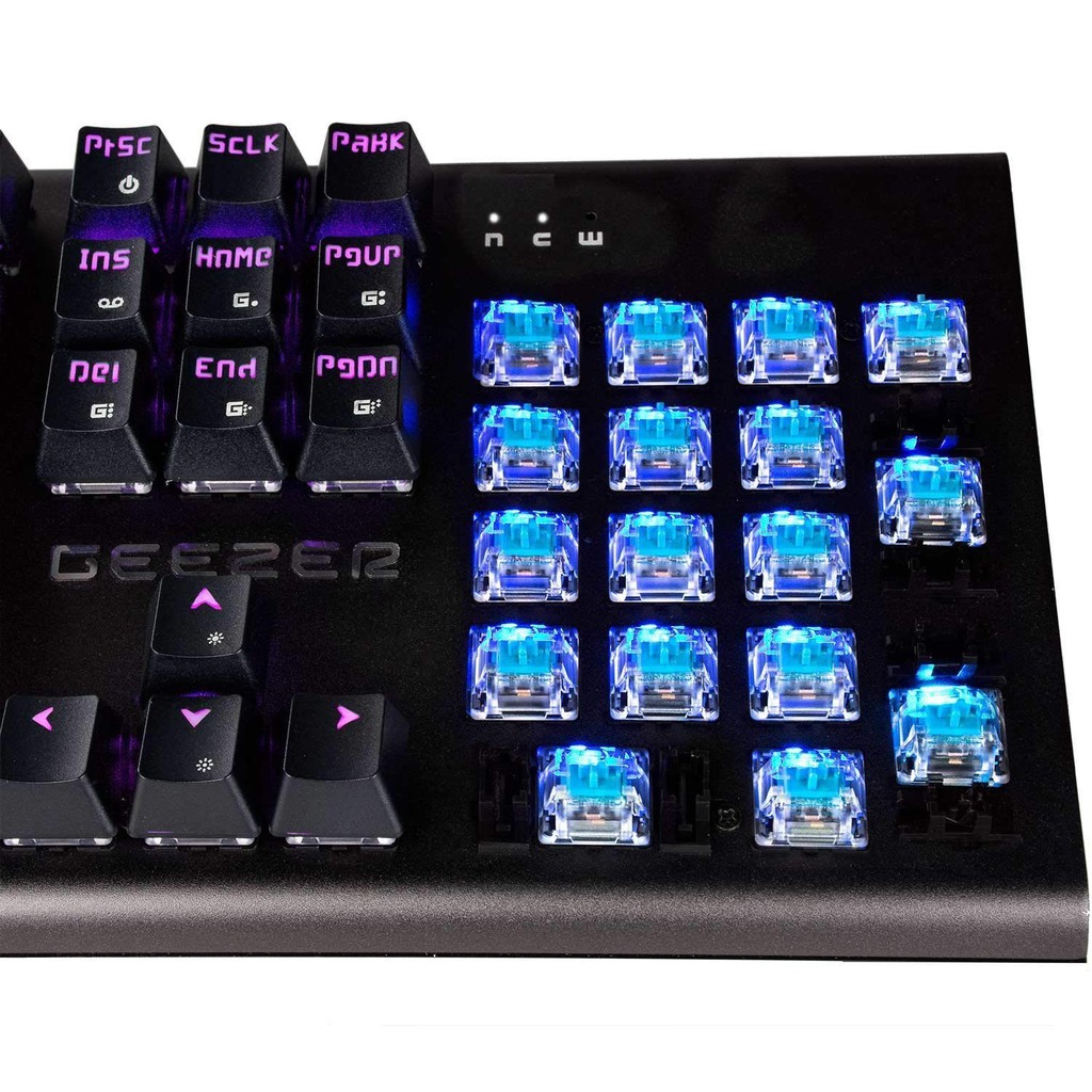 Bàn phím cơ Geezer GS2 led RGB bảo hành 2 năm