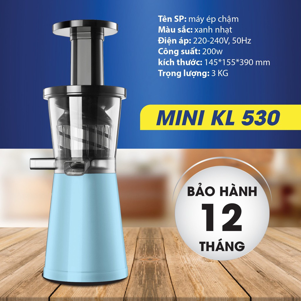 [Mã ELMS5 giảm 7% đơn 300K] Máy ép trái cây Kalite KL-530 - Hàng chính hãng