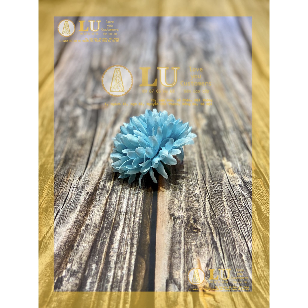 Đầu hoa Cúc xù nhỏ cao cấp, trang trí oản, giỏ hoa quà | LU