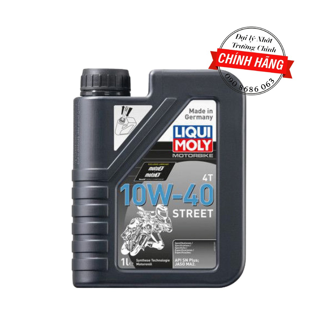 NHỚT LIQUI MOLY 10W30,10W40 TREET1L DÀNH CHO XE SỐ VÀ TAY CÔN