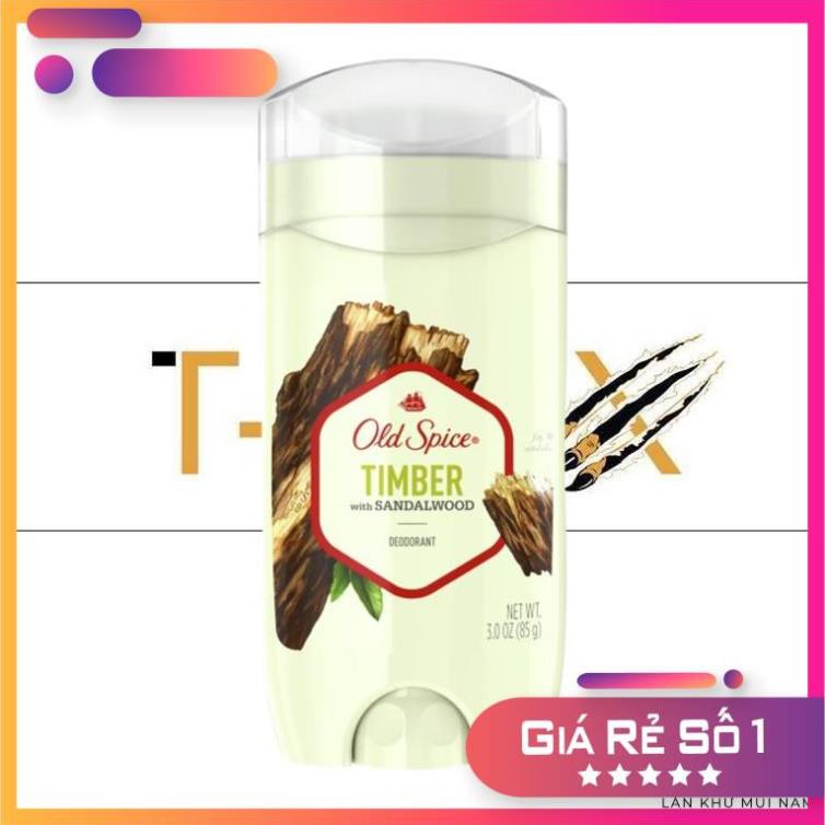 Lăn Khử Mùi Sáp Old Spice TIMBER 85g (Sáp Xanh)