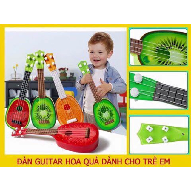 Đàn guitar hoa quả cho bé