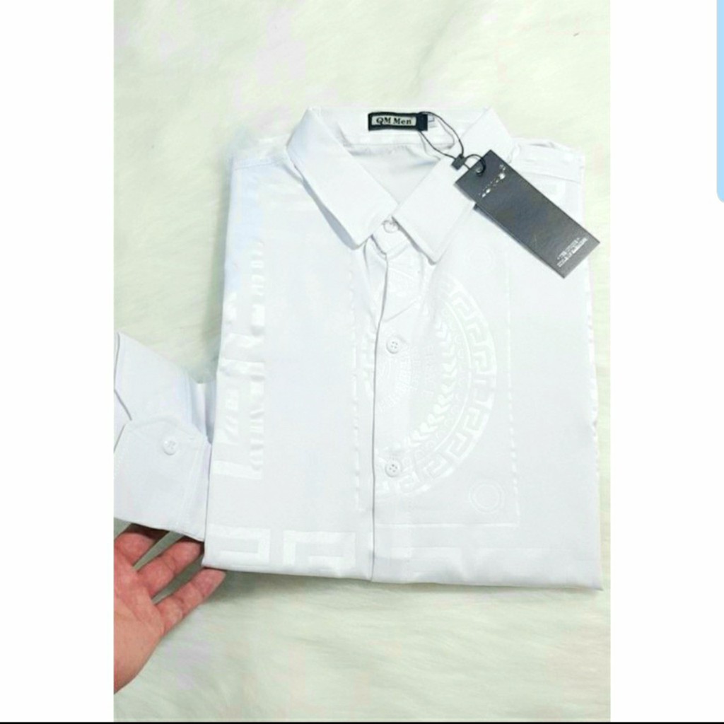 Sơ Mi Nam Trắng Trơn Chất Lụa (FASH LAST) Không Nhăn(GIỐNG ẢNH MẪU 100%)