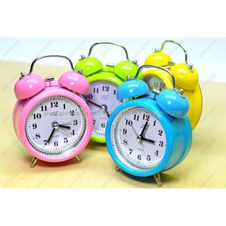 đồng hồ báo thức để bàn chuông sắt chuông siêu to