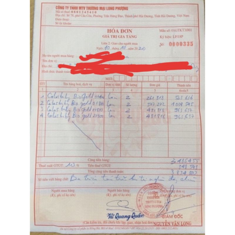 Sữa bột Colosbaby, 800g Gold 1000lgG 0+, 1+, 2+