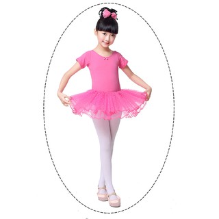 Áo Ballet Trẻ Em Tay Ngắn / Áo Tập Múa Cho Trẻ Em  / ABTETN-01