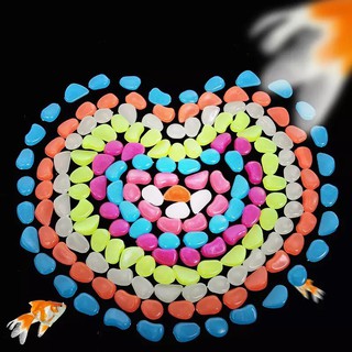 20 viên sỏi phát sáng trang trí hồ cá, tiểu cảnh, chậu cây cảnh