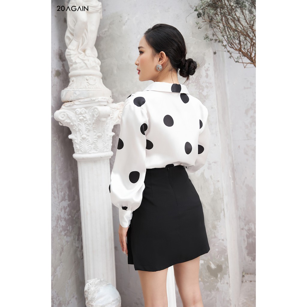 Áo sơ mi nhún vai 20Again ASA1323 | BigBuy360 - bigbuy360.vn