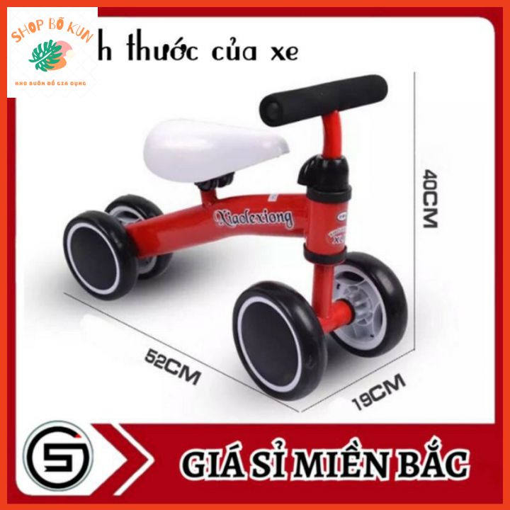 Xe chòi chân 4 bánh xe thăng bằng cho bé TỪ 1 - 3 TUỔI .