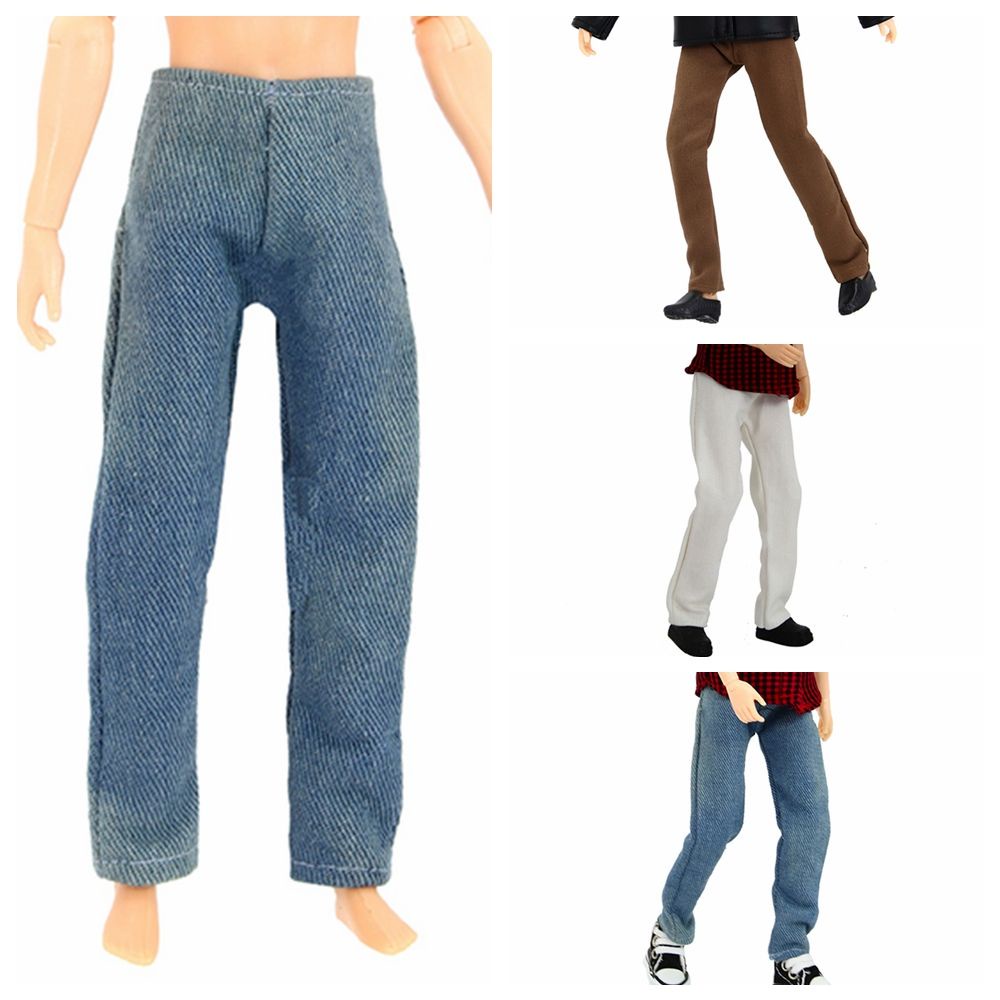 Quần jeans mini chất lượng cao cho búp bê tỉ lệ 1:6