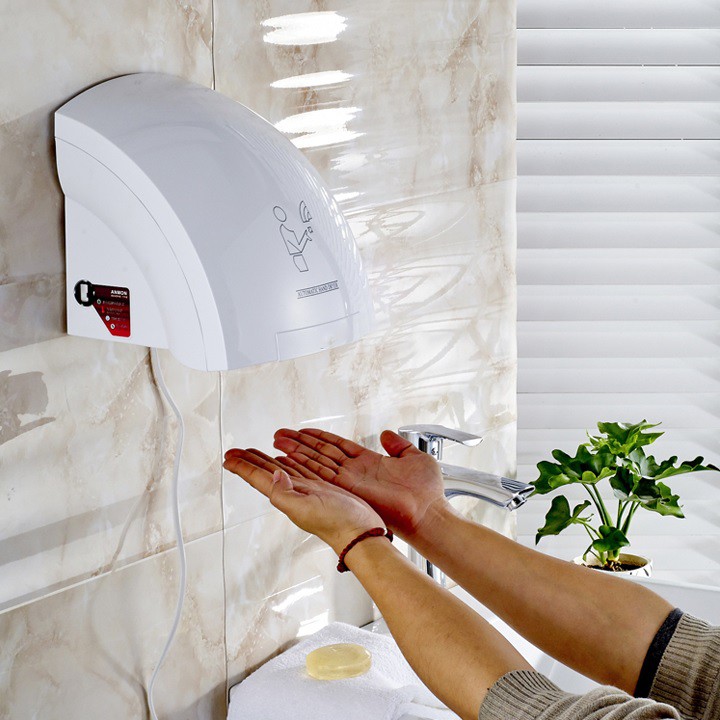 Máy sấy tay treo tường nhà tắm,nhà vệ sinh cảm ứng YG 2000