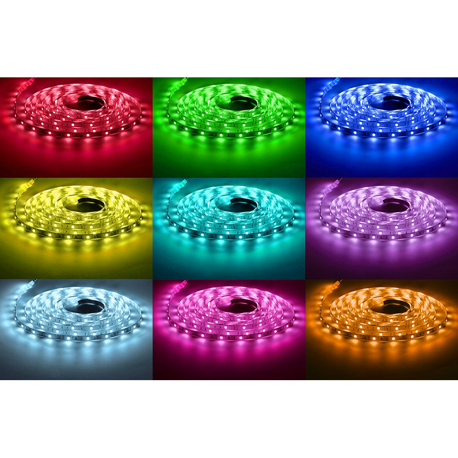 Led cuộn 5054 cuộn 5m các màu kèm nguồn