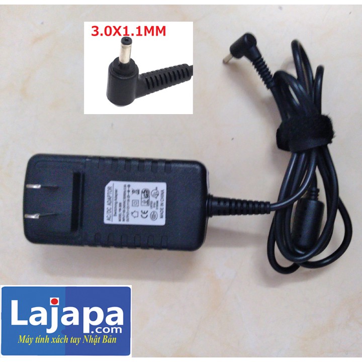Sạc laptop Fujitsu Q584 Q506 Q555, q507 12V-3A  Đầu kim 3.0X1.1MM  Thay thế cho FMV AC337 Adapter Fujitsu