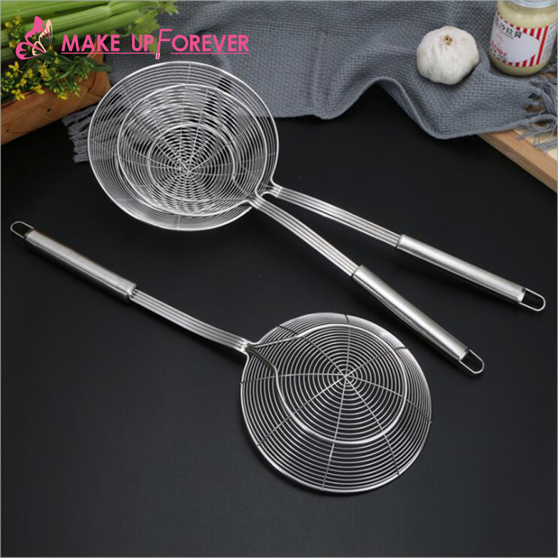 [Make_up Forever]Strainer Skimmer, Spider Strainer, Ladle for Pasta, Spaghetti, Noodles 14cm