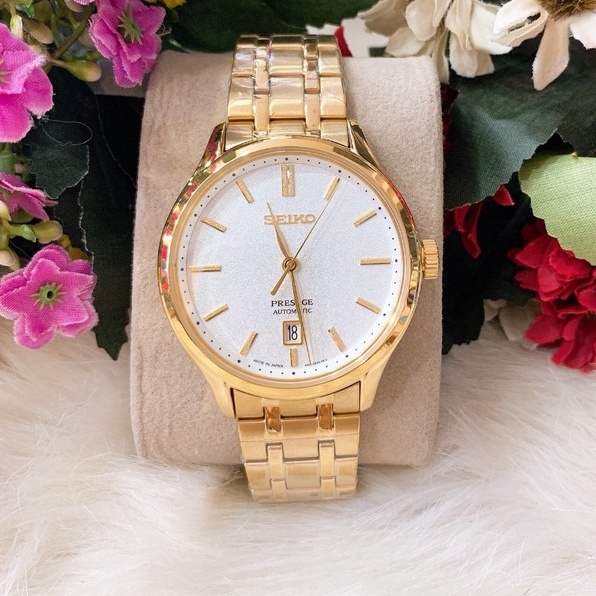 Đồng hồ nam Automatic Seiko Presage Date ,Dây Thép , Size 41mm
