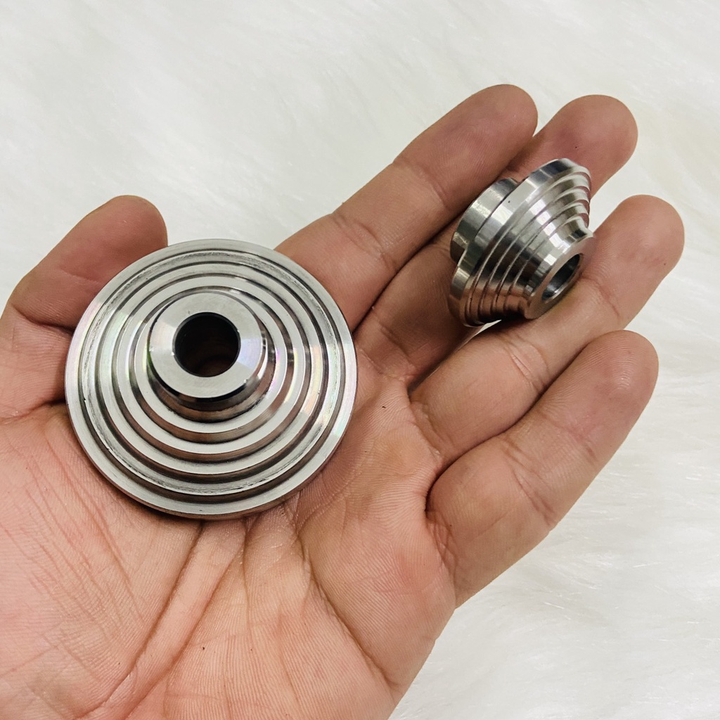 ( Sirius 110cc Đĩa ) Bộ chụp cóc công tơ mét kèm canh đĩa bánh trước sau inox 304 bao sáng bóng