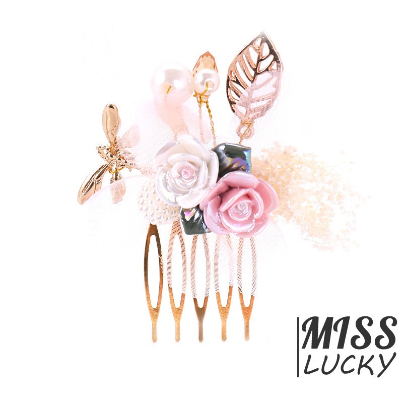 Lược cài tóc hình hoa thời trang cho nữ