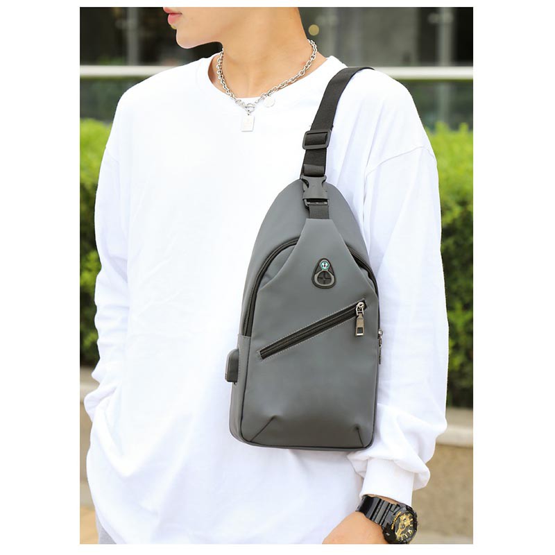 Túi đeo chéo nam KingF TDC-01 - Đi học đi làm - Dây sạc thông minh - Chống Xước Chống Nước | BigBuy360 - bigbuy360.vn