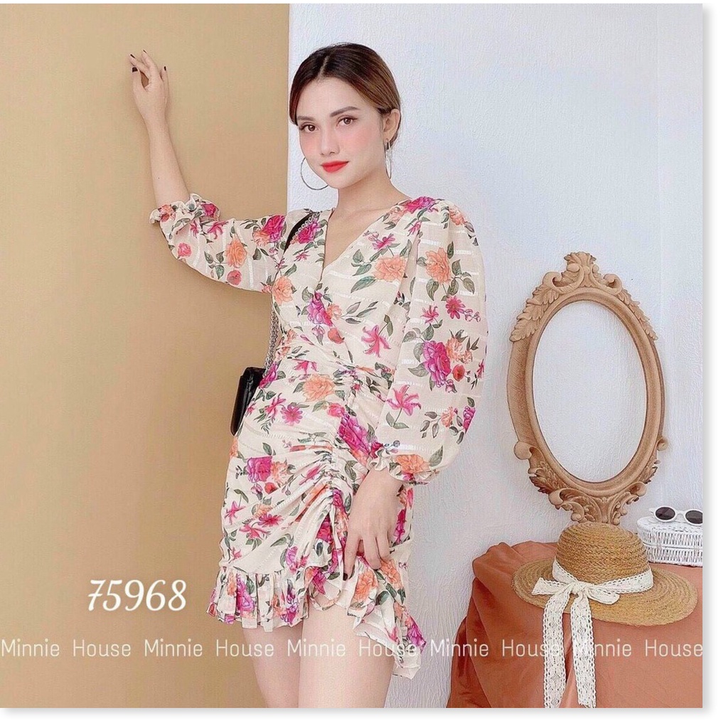 ĐẦM VOAN NHẬT HỌA TIẾT HOA LỤA SIÊU XINH , SIÊU ĐẸP , TÔN DÁNG CHO CÁC CHỊ EM KME FASHION