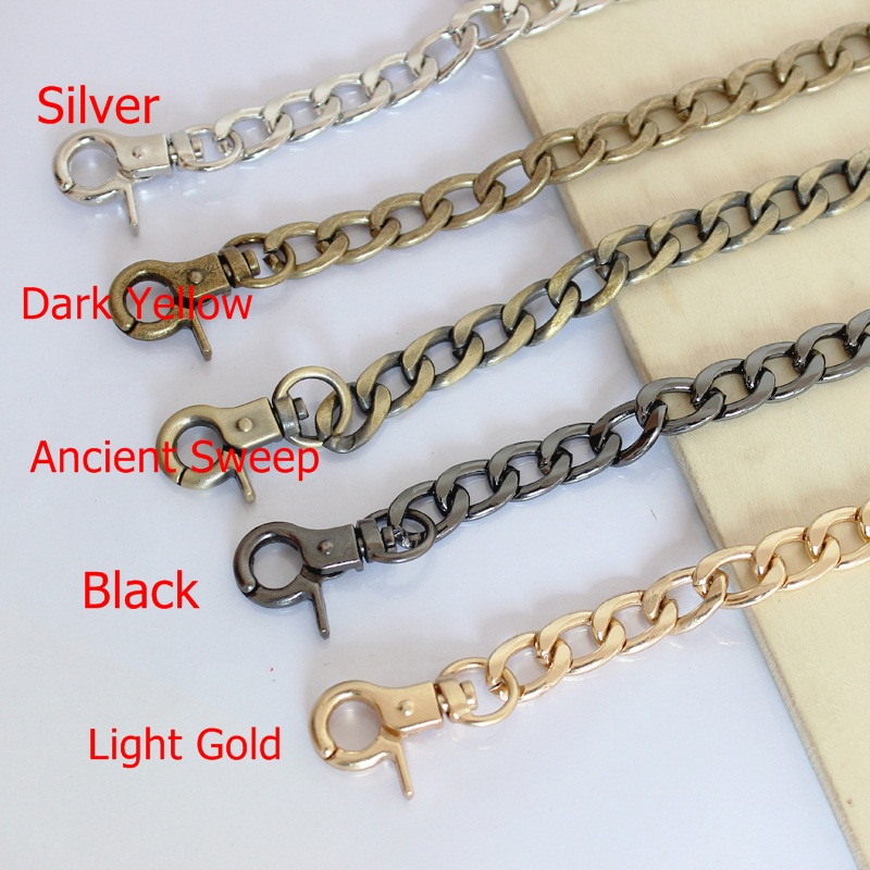 Dây mắt xích kim loại thay thế cho túi xách thời trang nhiều màu tùy chọn