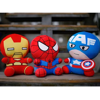 Miniso x Marvel Thú Bông Iron Man, Spider-Man, Captain America Cỡ Nhỏ – Phiên Bản Đặc Biệt