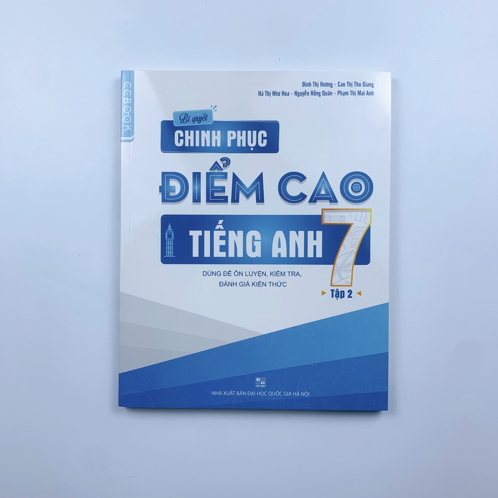 Sách Combo Bí quyết chinh phục điểm cao môn Tiếng Anh lớp 7 tập 1 + tập 2