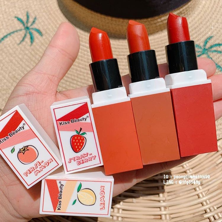 Son Thỏi Kiss Beauty Hoa Quả Fruit Matte Lipstick | BigBuy360 - bigbuy360.vn