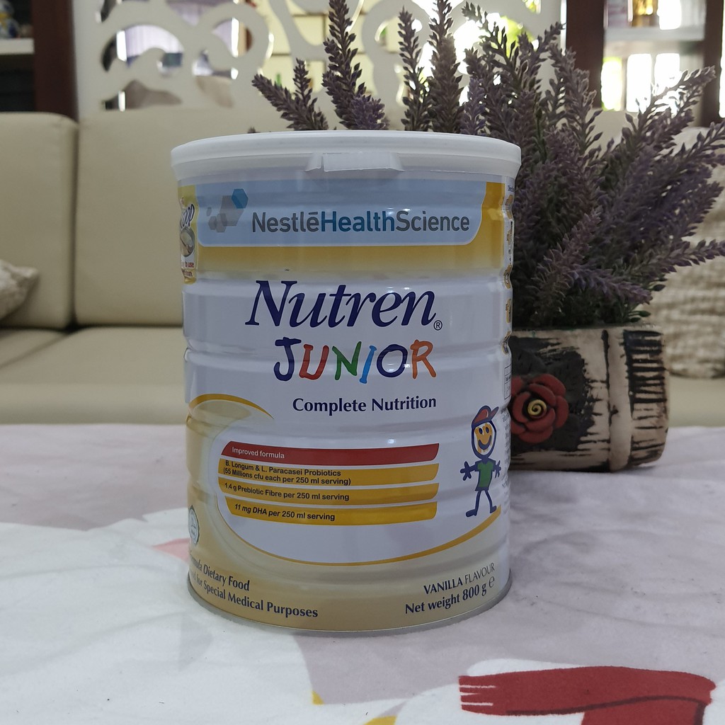 Sữa bột Nutren Junior Nestle vị Vanilla, Thụy Sĩ, phù hợp cho bé từ 1 - 10 tuổi