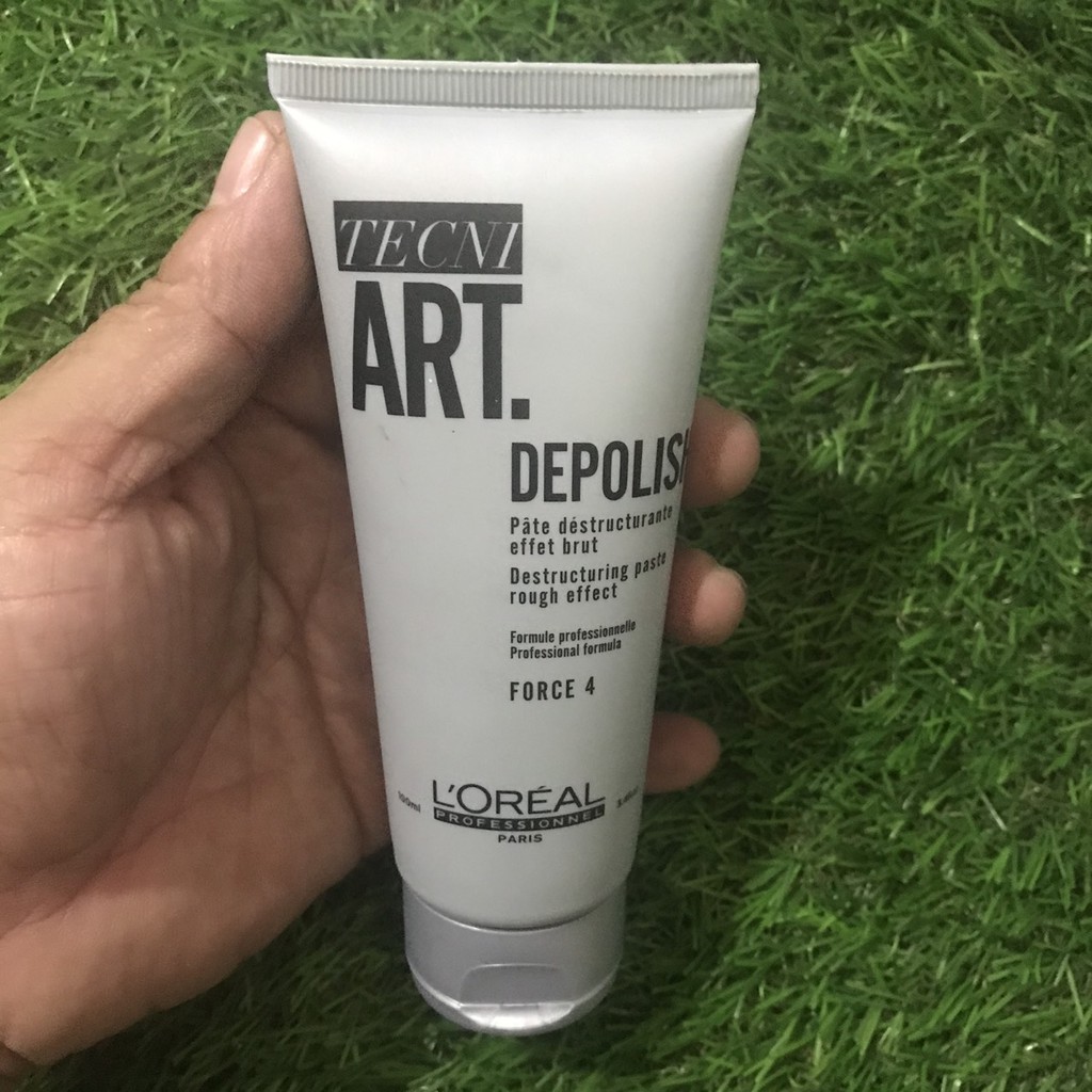 Sáp tạo kiểu giúp tóc phồng và lì L'oréal Tecni.Art Depolish Destructuring Paste 100ml, độ cứng 4